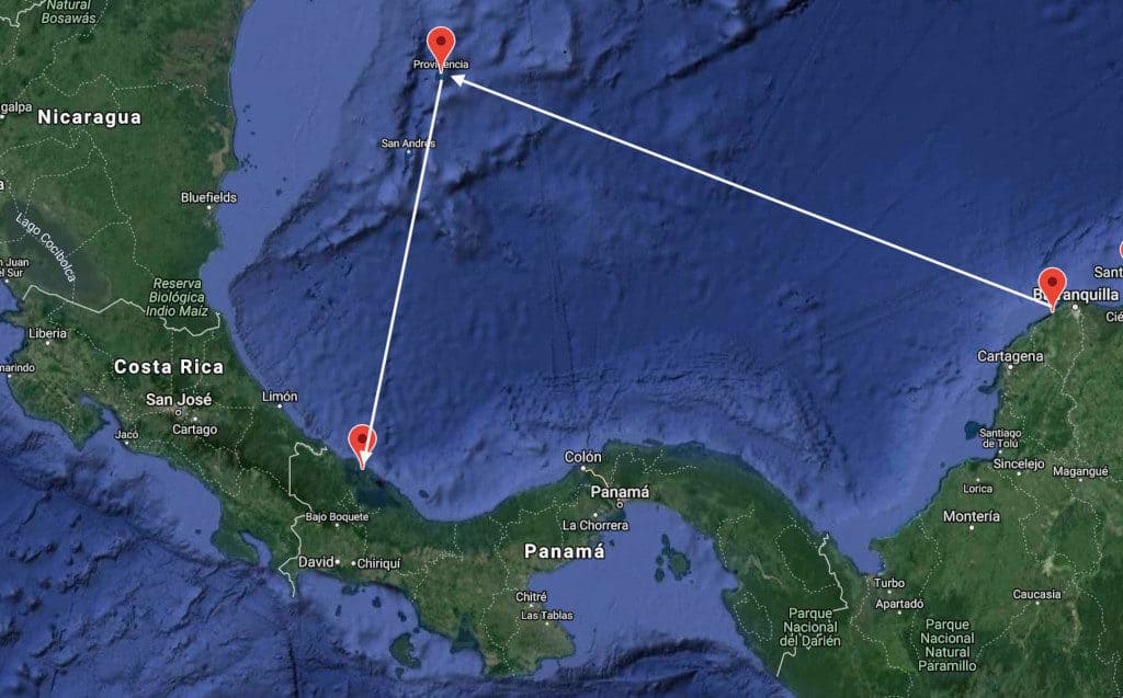 Nuestra Travesía desde Colombia a Panamá.