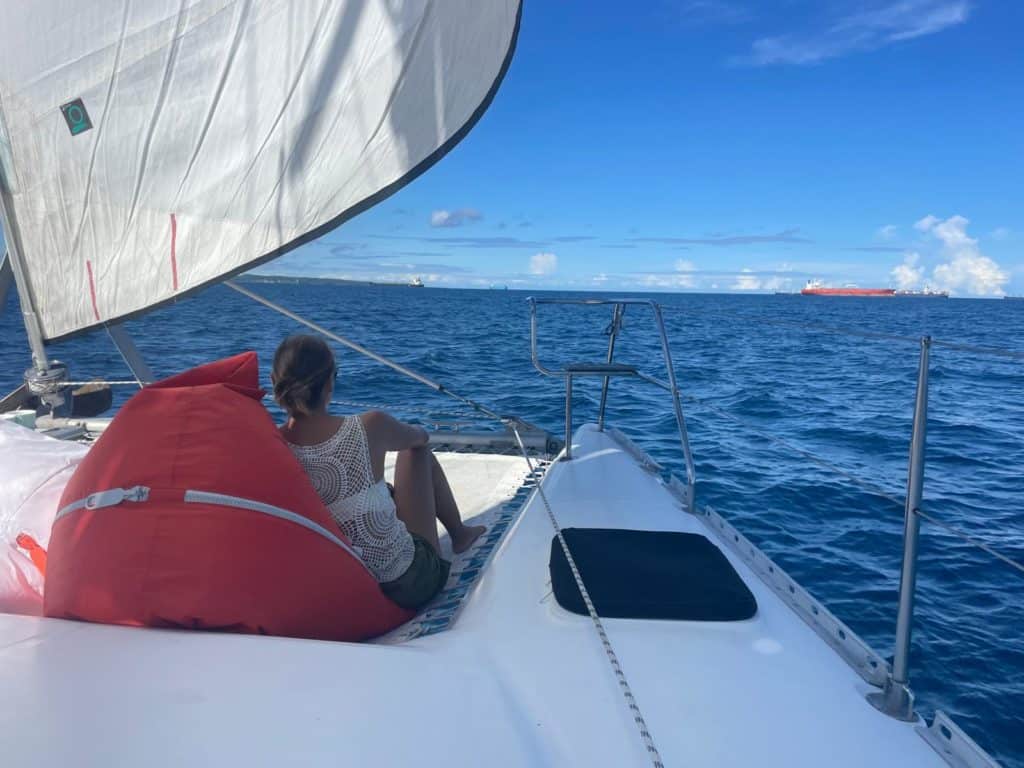 Navegando a Bocas del Toro.