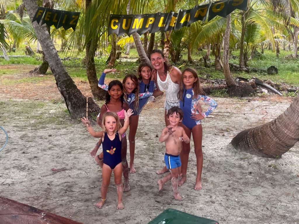 Maria disfrutando de su cumple en Cambombia.