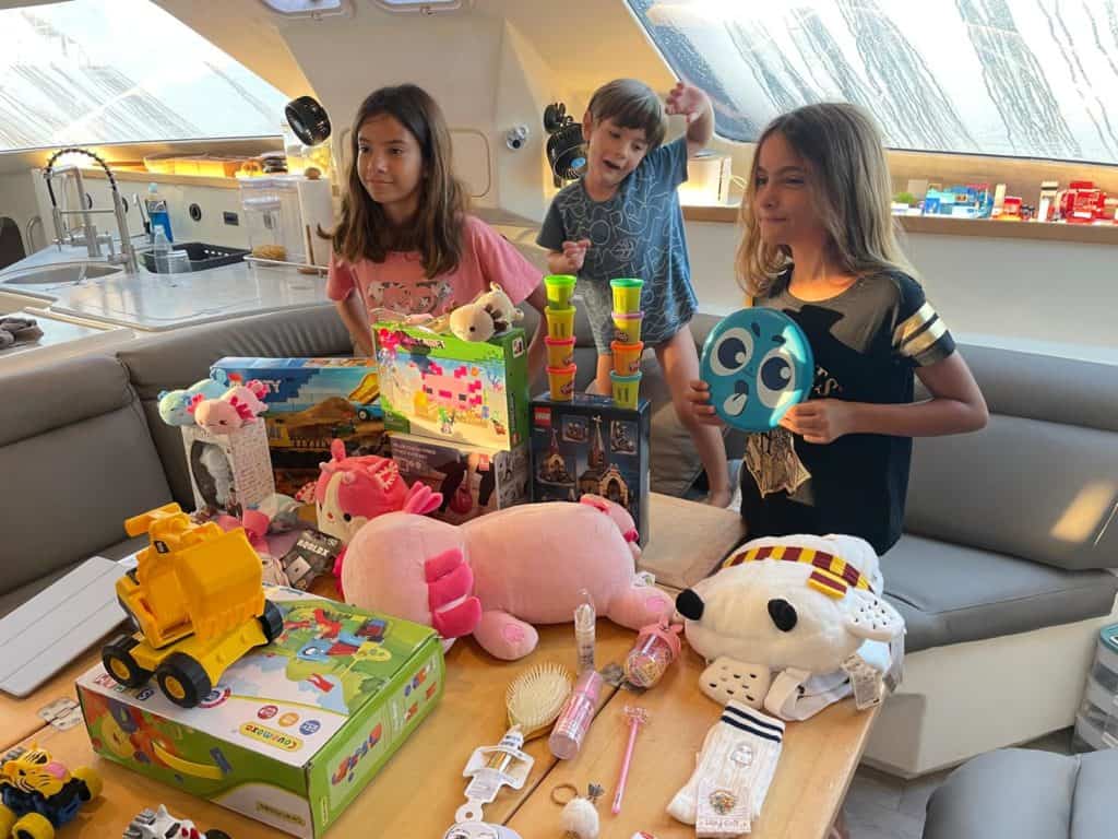 Máxima felicidad de Sara, Mia y Erik.