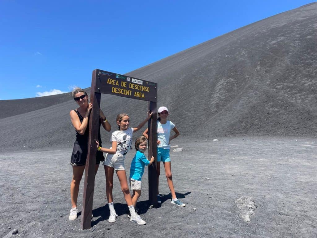 Base del Volcán Cerro Negro.