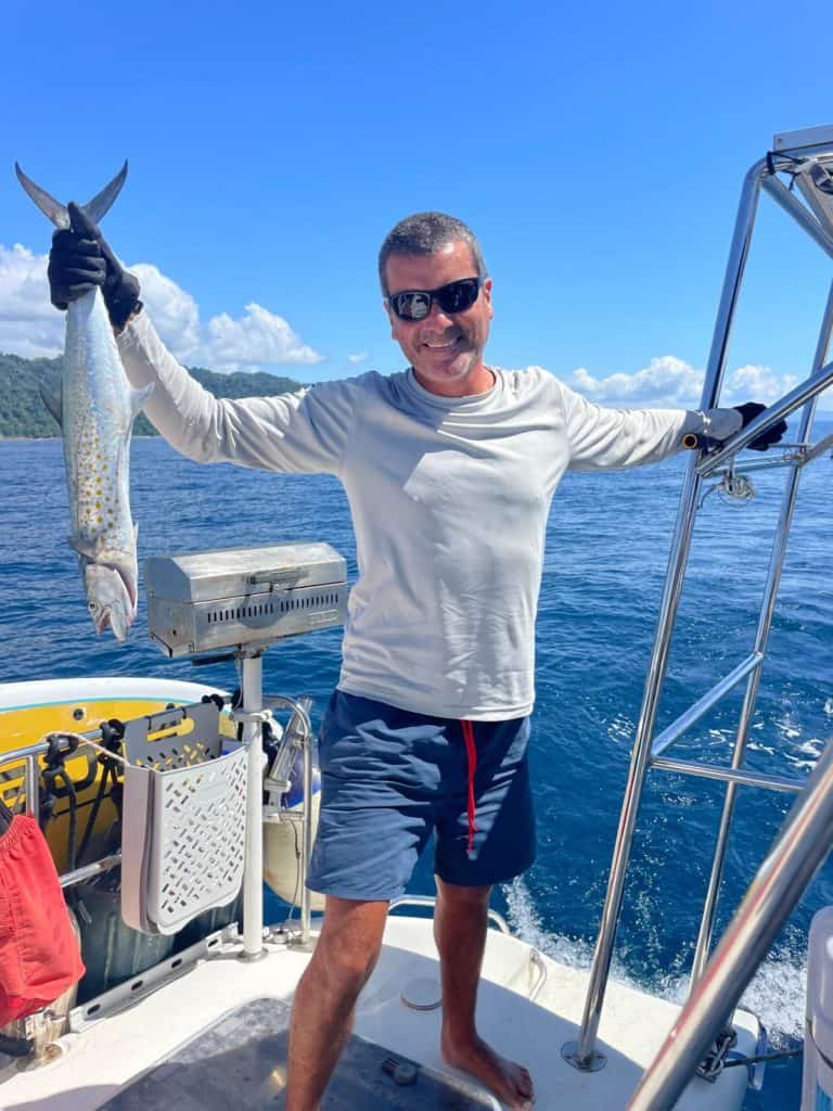 Muy buena pesca en Costa Rica.