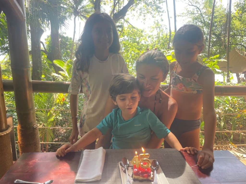 Celebrando el cumple de la Mami!