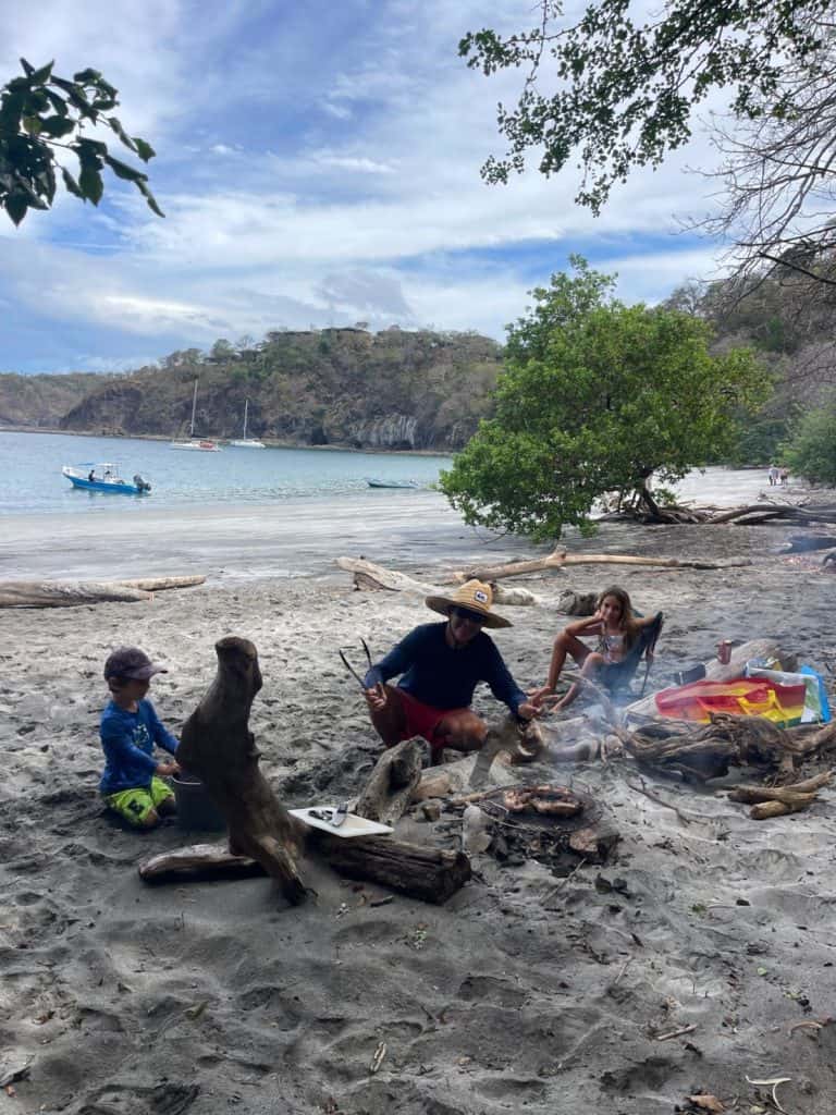 BBQ en Bahia Huevos.