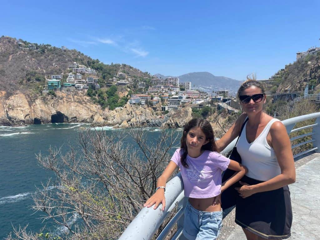 El mirador con vistas a La Quebrada.